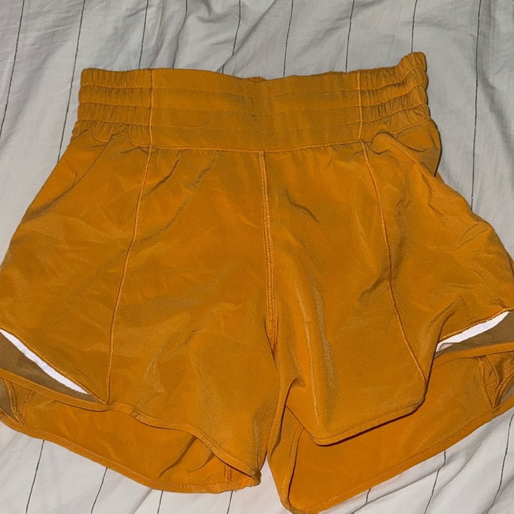 lululemon high rise lined shorts